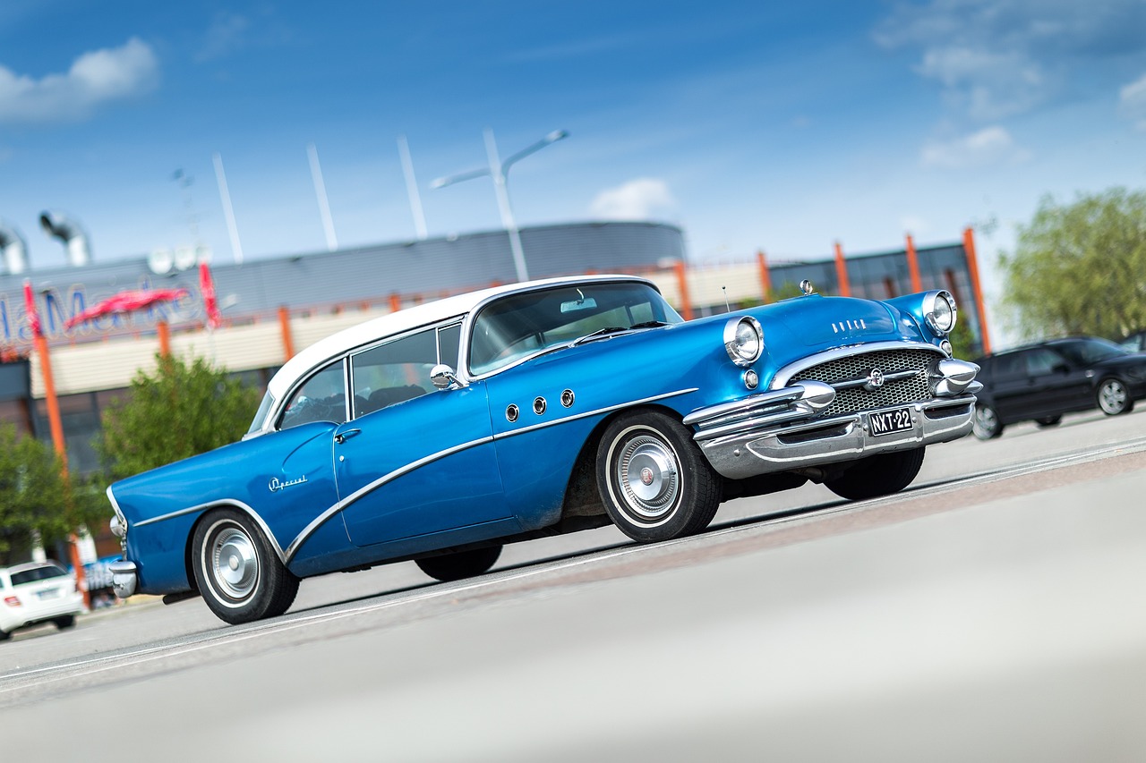 buick, oldtimer, old, car, blue car, classic, vintage, retro, nostalgia, nostalgic, old car, parked car, car body, car wallpapers, vehicle, transportation, automobile, automotive