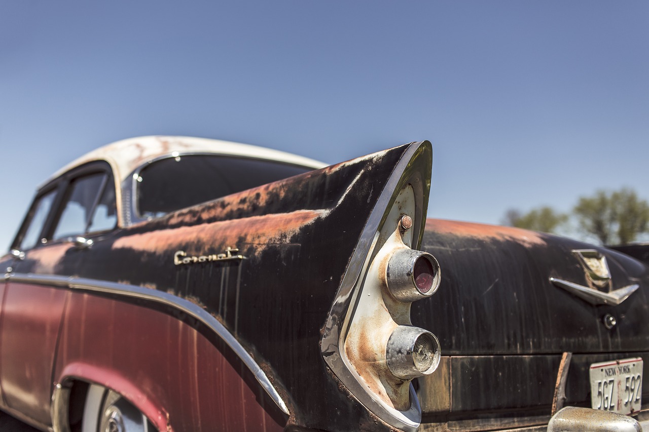 classic car, vintage car, oldtimer, car wallpapers, retro, car, automobile, rear, rear lights, vintage, oldschool, rust, tail lights, automotive